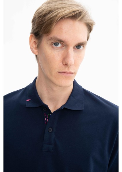 Erkek Regular Fit Polo Yaka Tişört Y27374352501