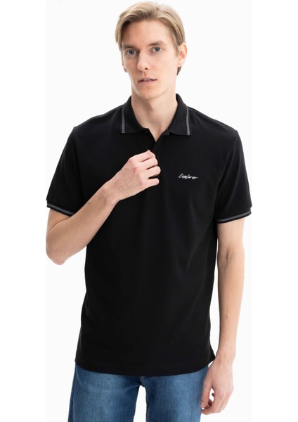 Erkek Pamuklu Polo Yaka Tişört Y27374352701 modelleri