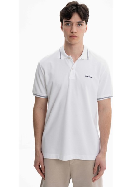 Erkek Pamuklu Polo Yaka Tişört Y27374352701