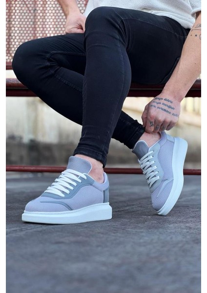 Wagoon WG019 Gri Triko Erkek Casual Ayakkabı