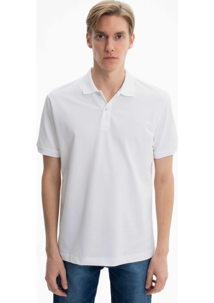 Erkek Örme Pike Regular Fit Polo Yaka Tişört Y27374352301