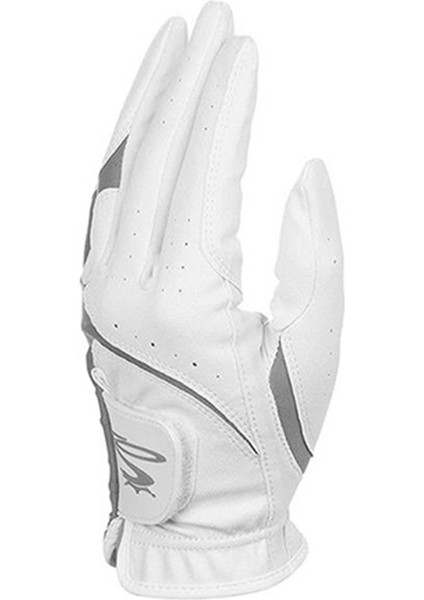 Womens Microgrip Flex Left Hand Glove M White-Quarry - Kadın Golf Eldiveni Sol El Beyaz Medium fiyatları