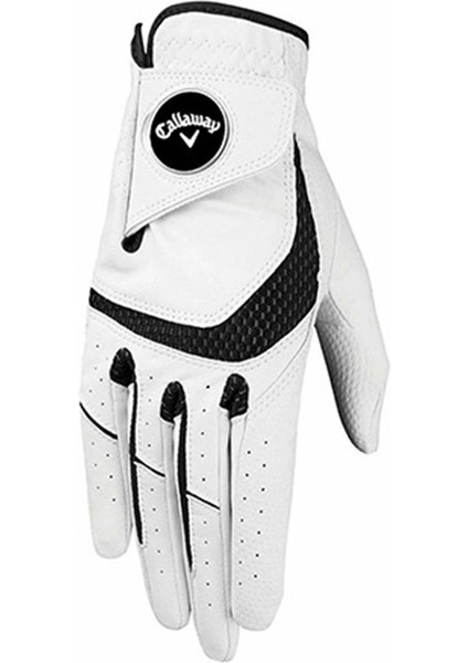 Mens Left Hand Syntech Glove S White - Erkek Golf Eldiveni Sol El Beyaz Small