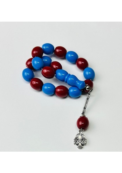 Özel Bordo Mavi Taraftar Tesbihi