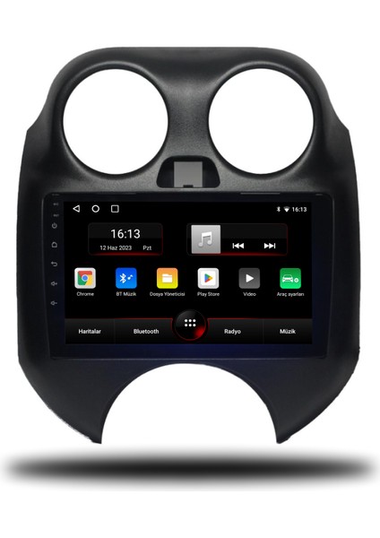 Nissan Micra Android Carplay Multimedya 2011-2013 6gb Ram + 128GB Hafıza + 8 Çekirdek
