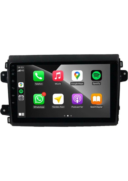 Citroen Jumper Android Carplay Multimedya 2022-2023 6gb Ram + 128GB Hafıza + 8 Çekirdek