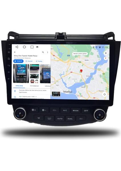 Honda Accord Android Carplay Multimedya 2003-2007 2gb Ram + 32GB Hafıza + 4 Çekirdek