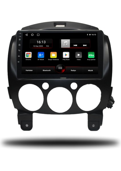 Mazda 2 Android Carplay Multimedya 2009-2013 6gb Ram + 128GB Hafıza + 8 Çekirdek