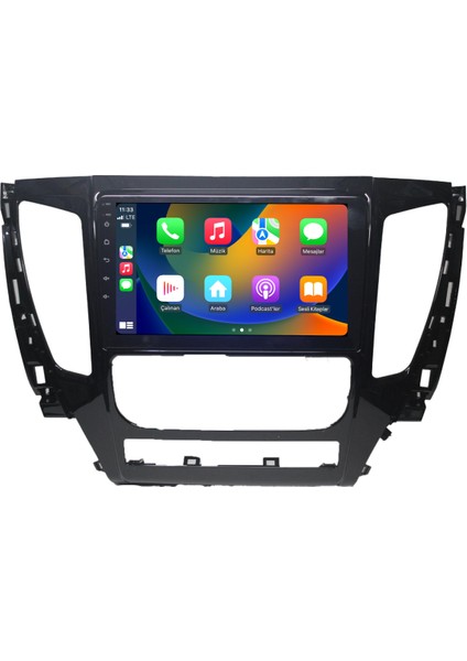 Mitsubishi Pajero Android Carplay Multimedya 2017-2020 6gb Ram + 128GB Hafıza + 8 Çekirdek