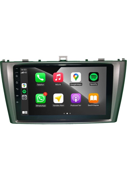 Toyota Avensis Android Carplay Multimedya 2009-2014 6gb Ram + 128GB Hafıza + 8 Çekirdek