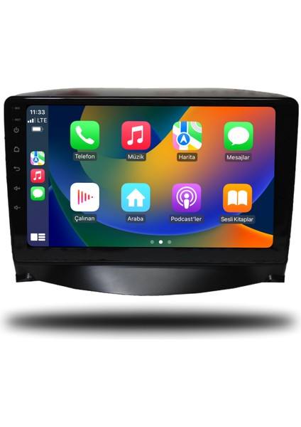 Peugeot 206+ Android Carplay Multimedya 2006-2012 6gb Ram + 128GB Hafıza + 8 Çekirdek