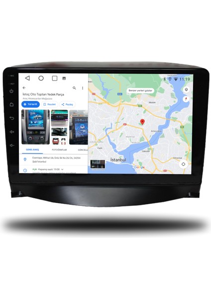 Peugeot 206+ Android Carplay Multimedya 2006-2012 6gb Ram + 128GB Hafıza + 8 Çekirdek