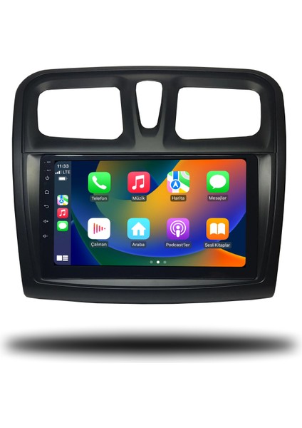 Renault Symbol Android Carplay Multimedya 2013-2021 4gb Ram - 64GB Hafıza - 8 Çekirdek