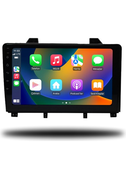Peugeot 5008 Android Carplay Multimedya 2009-2015 Manuel Klima 4gb Ram + 64GB Hafıza + 8 Çekirdek