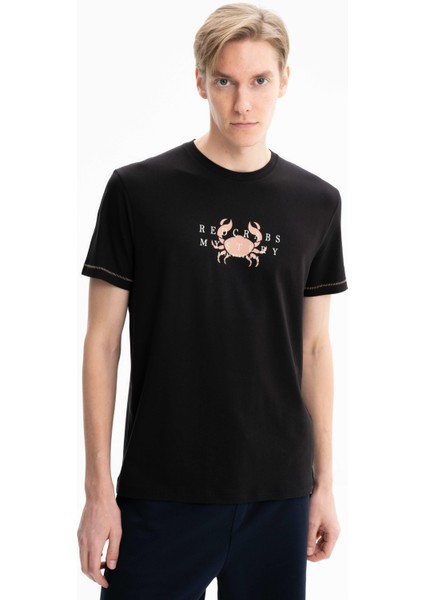 Erkek Regular Fit Süprem Penye Bisiklet Yaka Tişört Y27344471201 modelleri