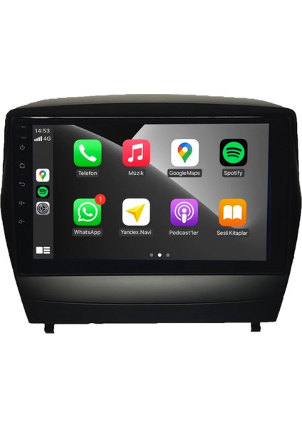 Hyundai IX35 Android Carplay Multimedya 2010-2015 6gb Ram + 128GB Hafıza + 8 Çekirdek