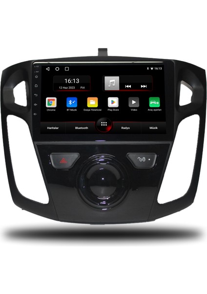 Ford Focus 3-4 Android Carplay Multimedya 2012-2018 2gb Ram + 32GB Hafıza + 4 Çekirdek