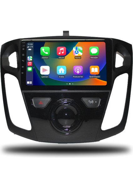 Ford Focus 3-4 Android Carplay Multimedya 2012-2018 2gb Ram + 32GB Hafıza + 4 Çekirdek