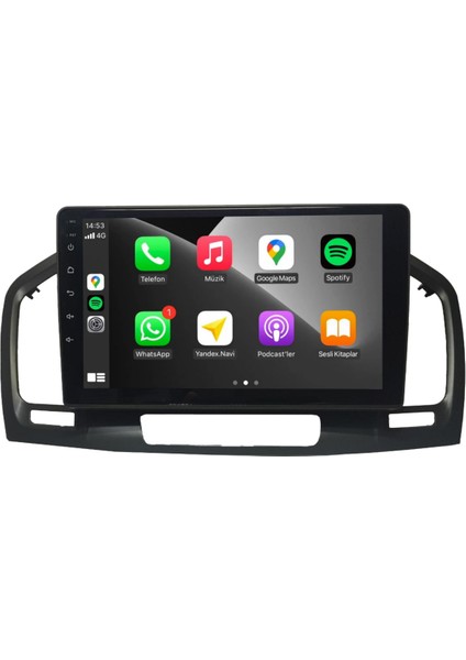 Opel Insignia Android Carplay Multimedya 2009-2012 4gb Ram + 64GB Hafıza + 8 Çekirdek