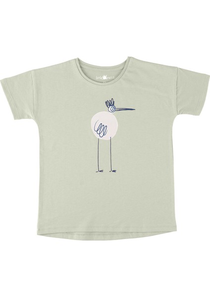 "comfy" Organik Pamuk Tshirt - Su Yeşili