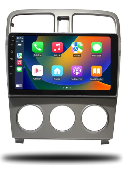Subaru Forester Android Carplay Multimedya 2002-2007 4gb Ram + 64GB Hafıza + 8 Çekirdek