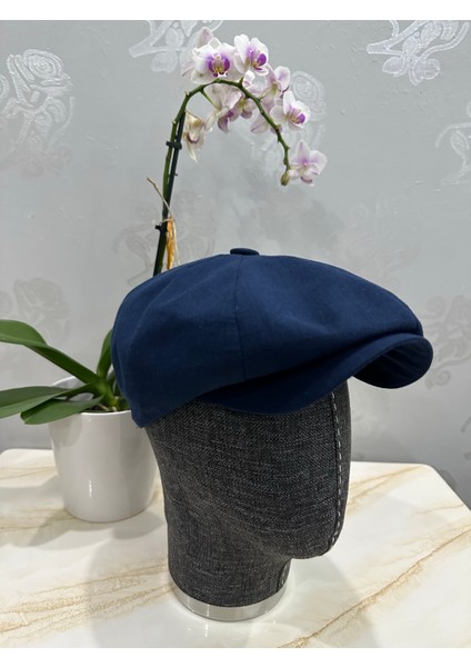 Tommy Shelby Kasket Şapka Keten Pamuk