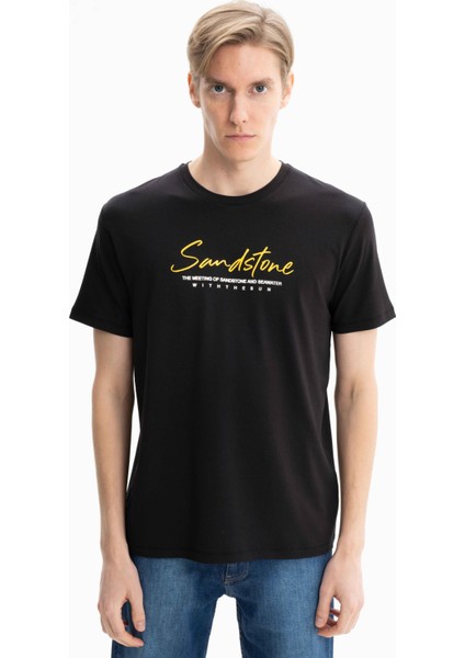 Erkek Regular Fit Örme Süprem Penye Bisiklet Yaka Tişört Y27344471501