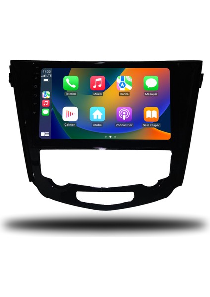 Nissan X-Trail Android Carplay Multimedya 2014-2021 Dijital Klima 2gb Ram + 32GB Hafıza + 4 Çekirdek
