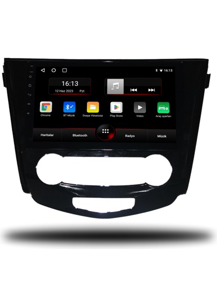 Nissan Qashqai Android Carplay Multimedya 2014-2021 Manuel Klima 4gb Ram + 64GB Hafıza + 8 Çekirdek