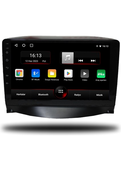 Peugeot 207 Android Carplay Multimedya 2006-2012 6gb Ram + 128GB Hafıza + 8 Çekirdek