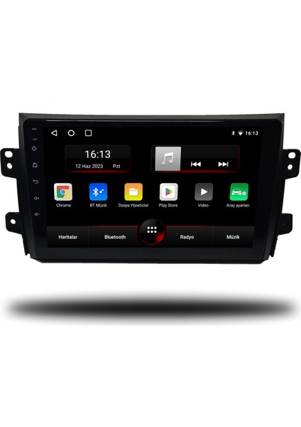 Suzuki Sx4 Android Carplay Multimedya 2006-2013 4gb Ram + 64GB Hafıza + 8 Çekirdek