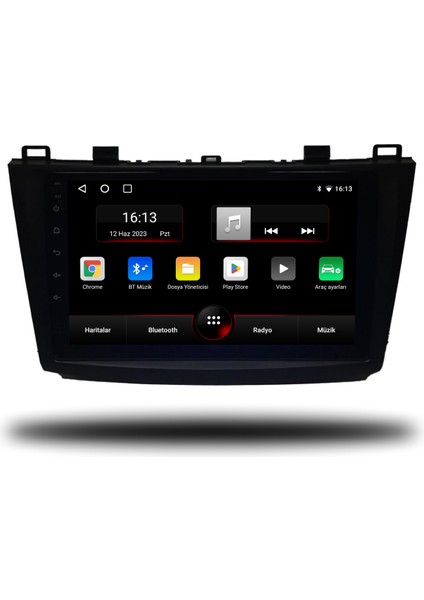 Navxcel Mazda 3 Android Carplay Multimedya 2010-2013 6gb Ram + 128GB Hafıza + 8 Çekirdek