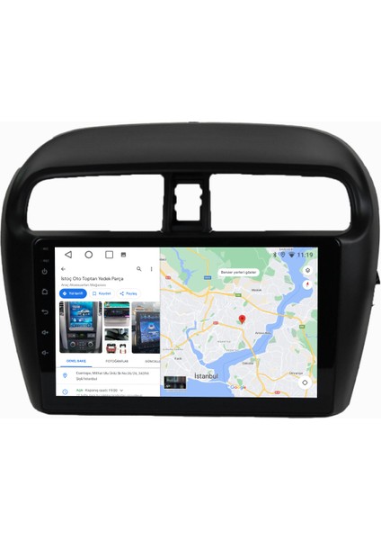 Mitsubishi Space Star Android Carplay Multimedya 2014-2022 2gb Ram + 32GB Hafıza + 4 Çekirdek