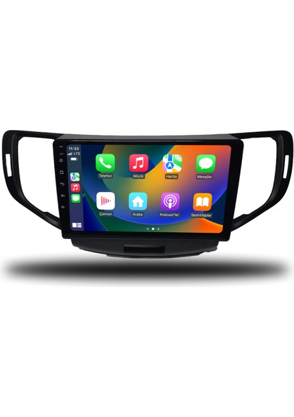 Honda Accord Android Carplay Multimedya 2013-2017 6gb Ram + 128GB Hafıza + 8 Çekirdek