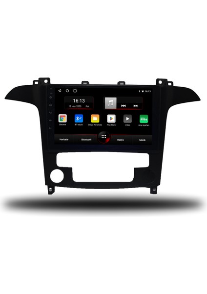 Ford S-Max Android Carplay Multimedya 2006-2014 Dijital Klima 4gb Ram + 64GB Hafıza + 8 Çekirdek