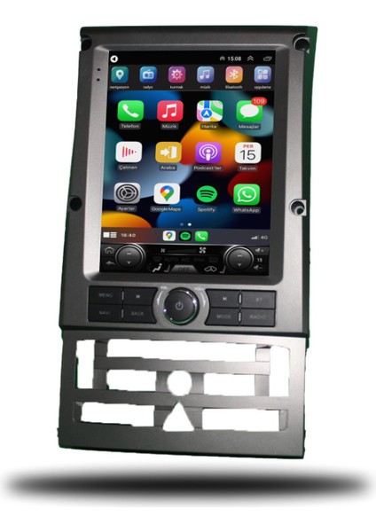 Peugeot 407 Tesla Ekran Android Carplay Multimedya 2004-2011 6gb Ram + 128GB Hafıza + 8 Çekirdek