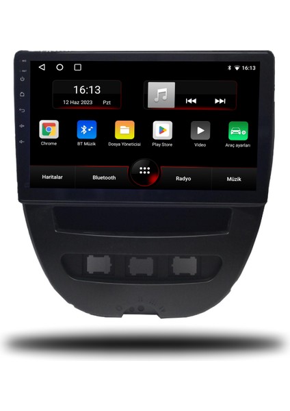 Citroen C1 Android Carplay Multimedya 2007-2013 6gb Ram + 128GB Hafıza + 8 Çekirdek