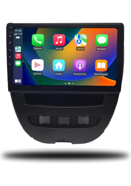 Citroen C1 Android Carplay Multimedya 2007-2013 6gb Ram + 128GB Hafıza + 8 Çekirdek