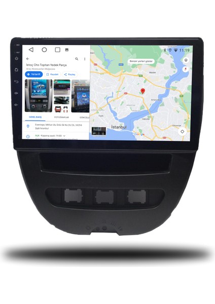 Citroen C1 Android Carplay Multimedya 2007-2013 6gb Ram + 128GB Hafıza + 8 Çekirdek