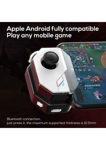 MB02 Pubg Mobile Android/apple Uyumlu Kablosuz Hıd Mfı Makro Özellikli Gecikmesiz Bt Joystick