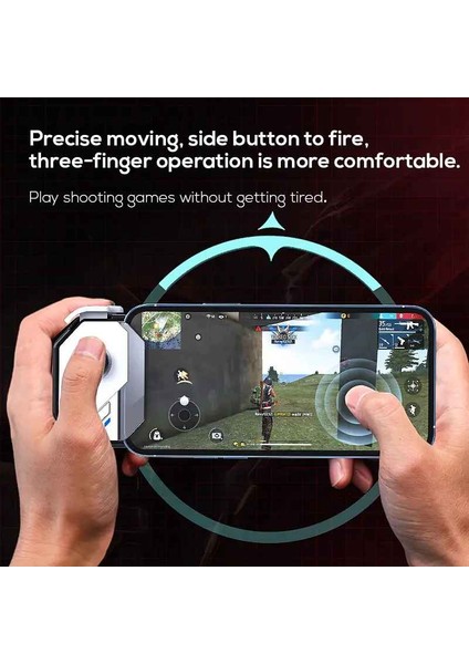 MB02 Pubg Mobile Android/apple Uyumlu Kablosuz Hıd Mfı Makro Özellikli Gecikmesiz Bt Joystick