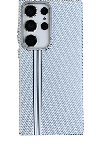 Samsung Galaxy S24 Ultra Kılıf Carbon Fiber Magsafe Özellikli