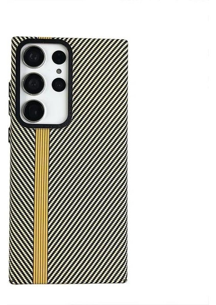 Samsung Galaxy S24 Ultra Kılıf Carbon Fiber Magsafe Özellikli