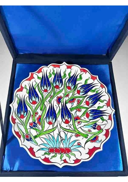 Anemon Çini Tabak 25CM