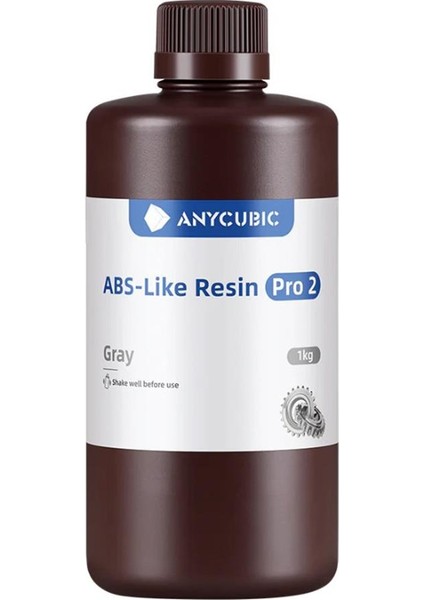 Abs Like Resin Pro 2 Uv Reçine 1kg Gri