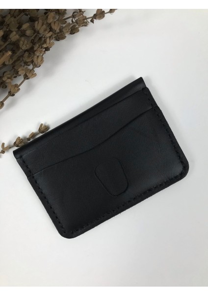 Deri Erkek Kartlık Siyah Design fırsatları