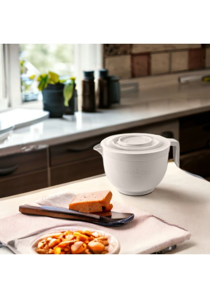 Karıştırma Kabı & Mikser Kase Kapaklı Mikser Kase 3 Litre Çırpma Kabı fiyatları