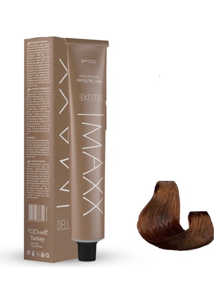 Tüp Boya 7.73n Altın Karamel 60 Ml X 3 Adet + Sıvı Oksidan 3 Adet