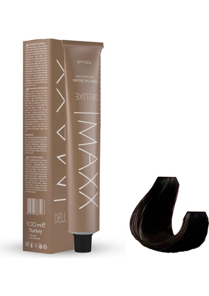 Tüp Boya 5.3 Açık Kahve Dore 60 Ml X 3 Adet + Sıvı Oksidan 3 Adet