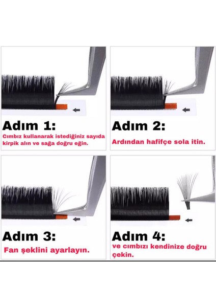 Bloom C Kıvrım 9 mm İpek Kirpik Çek Tak 0,07 Kalınlık